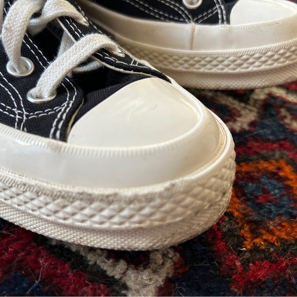 Converse Black and White High-Top Sneakers - Picture 3 of 9